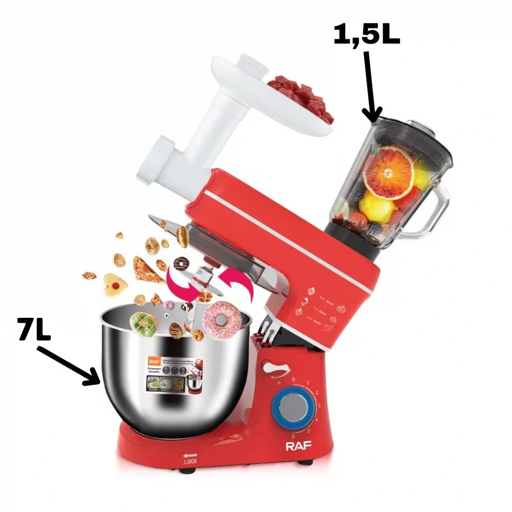 Mixeur multifonctions 5 en 1 - 7L