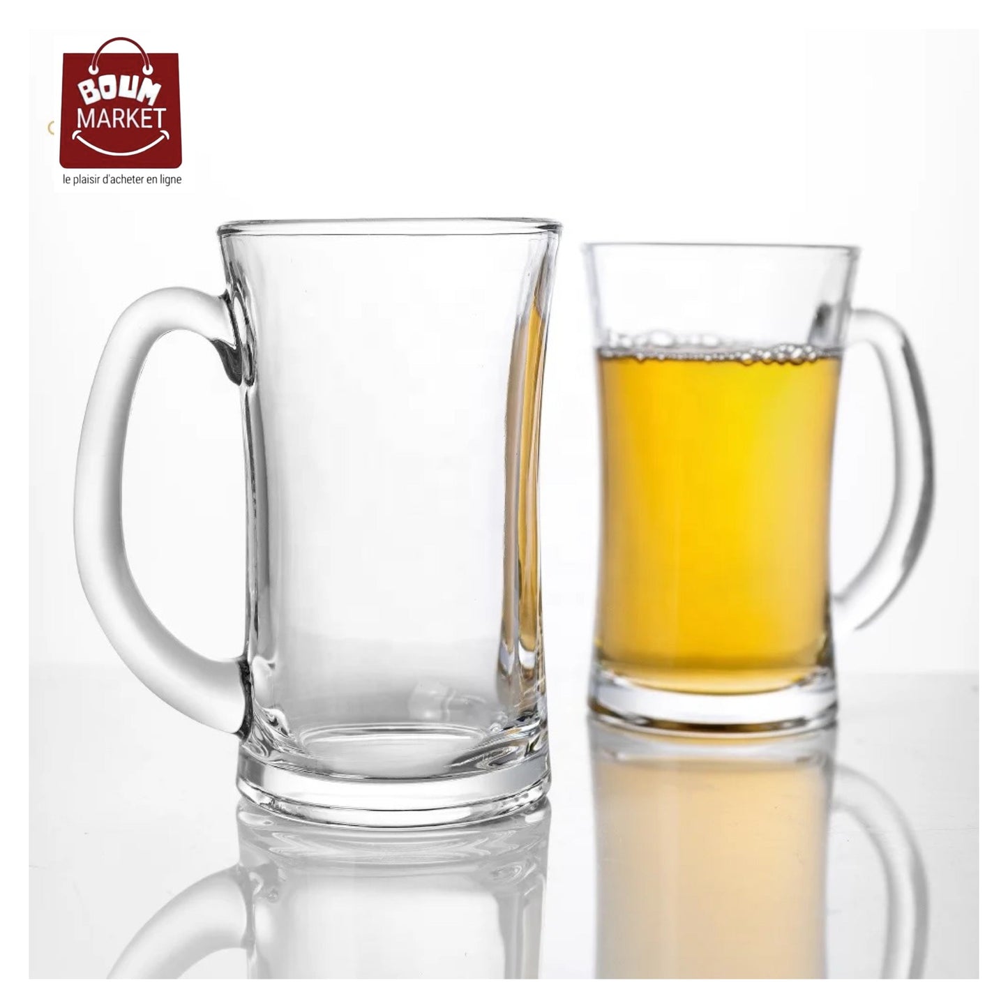 Tasse en verre glassware 6 pièces