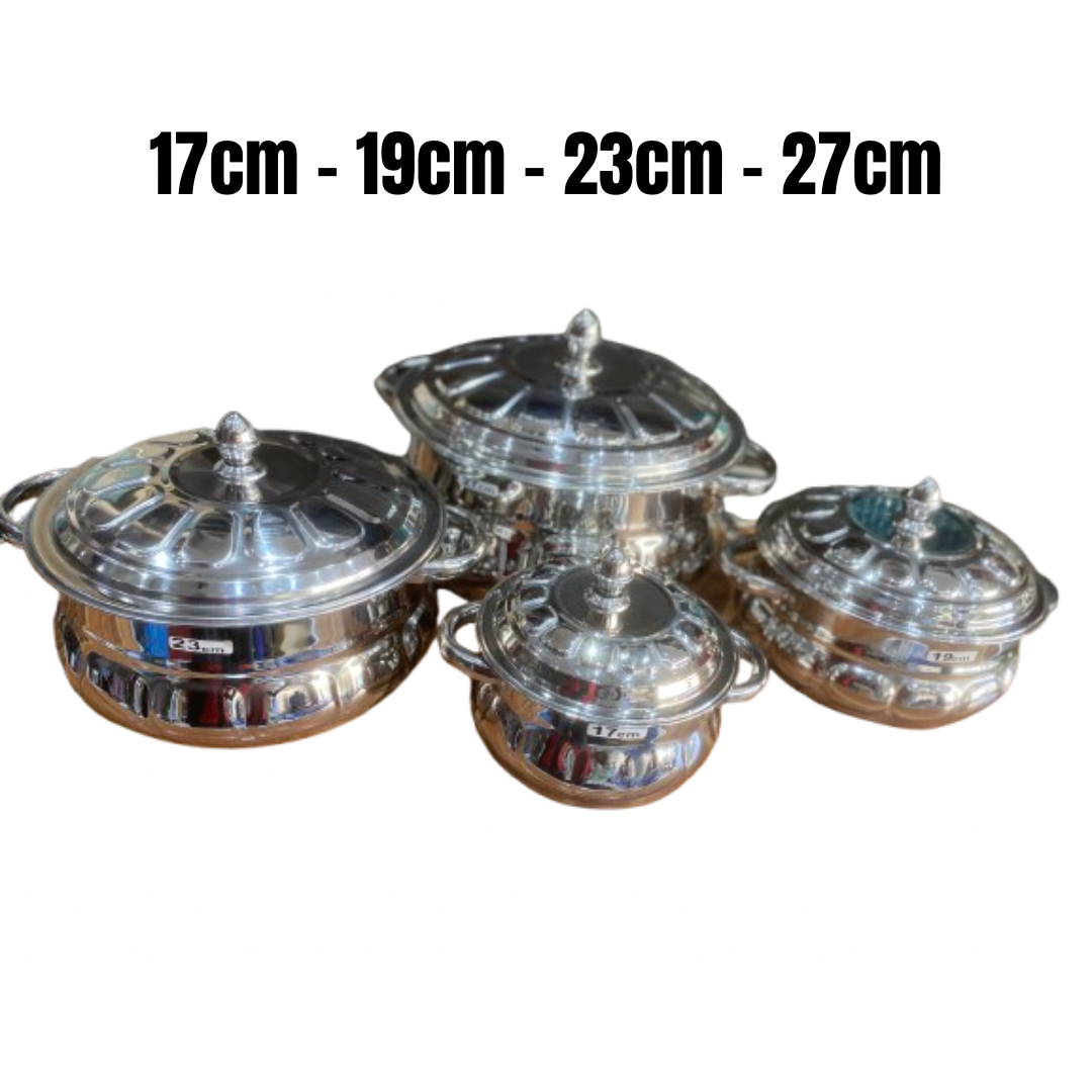 Ensemble 4 bol VIP ( 17cm - 19cm - 23cm - 27cm )