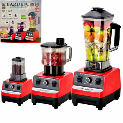Mixer jus de fruit multifonctions 8 en 1 rouge