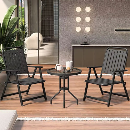 Chaise Pliante Confort & Pratique 🌿✨en fer