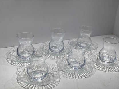 Ensemble 12 pièces tasse sous tasse thé