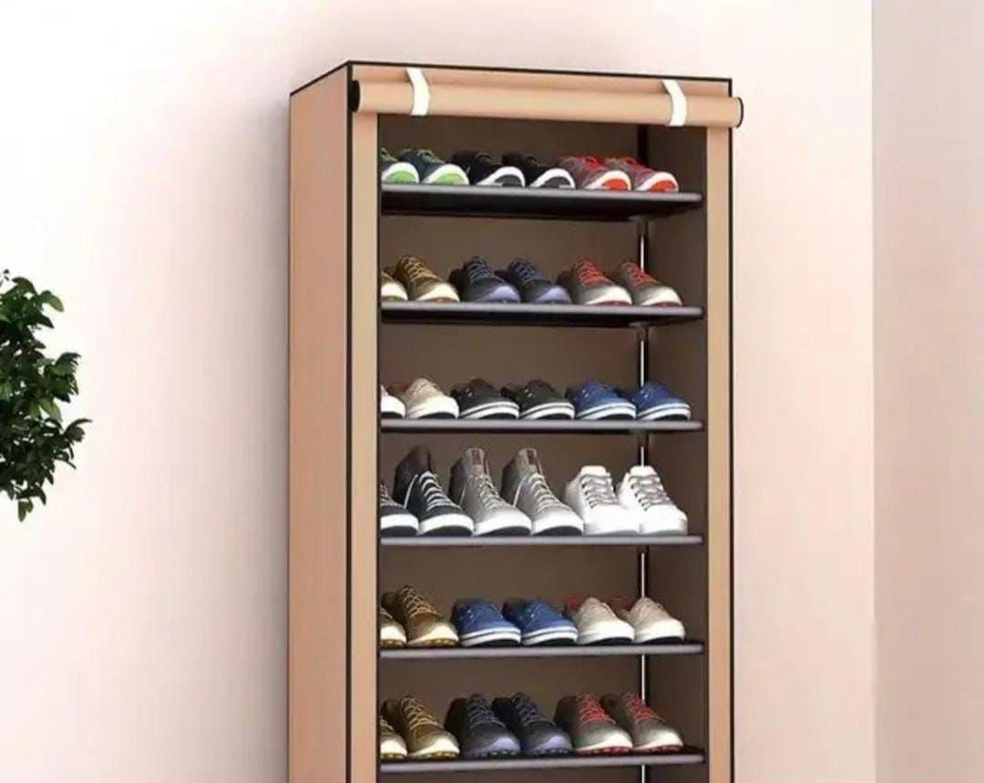Range chaussure 6 étagère en housse