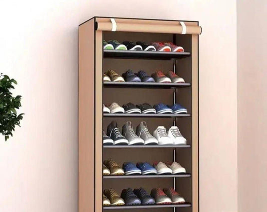 Range chaussure 6 étagère en housse