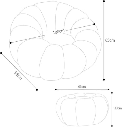 Fauteuil Confortable Rotatif Grand Modèle