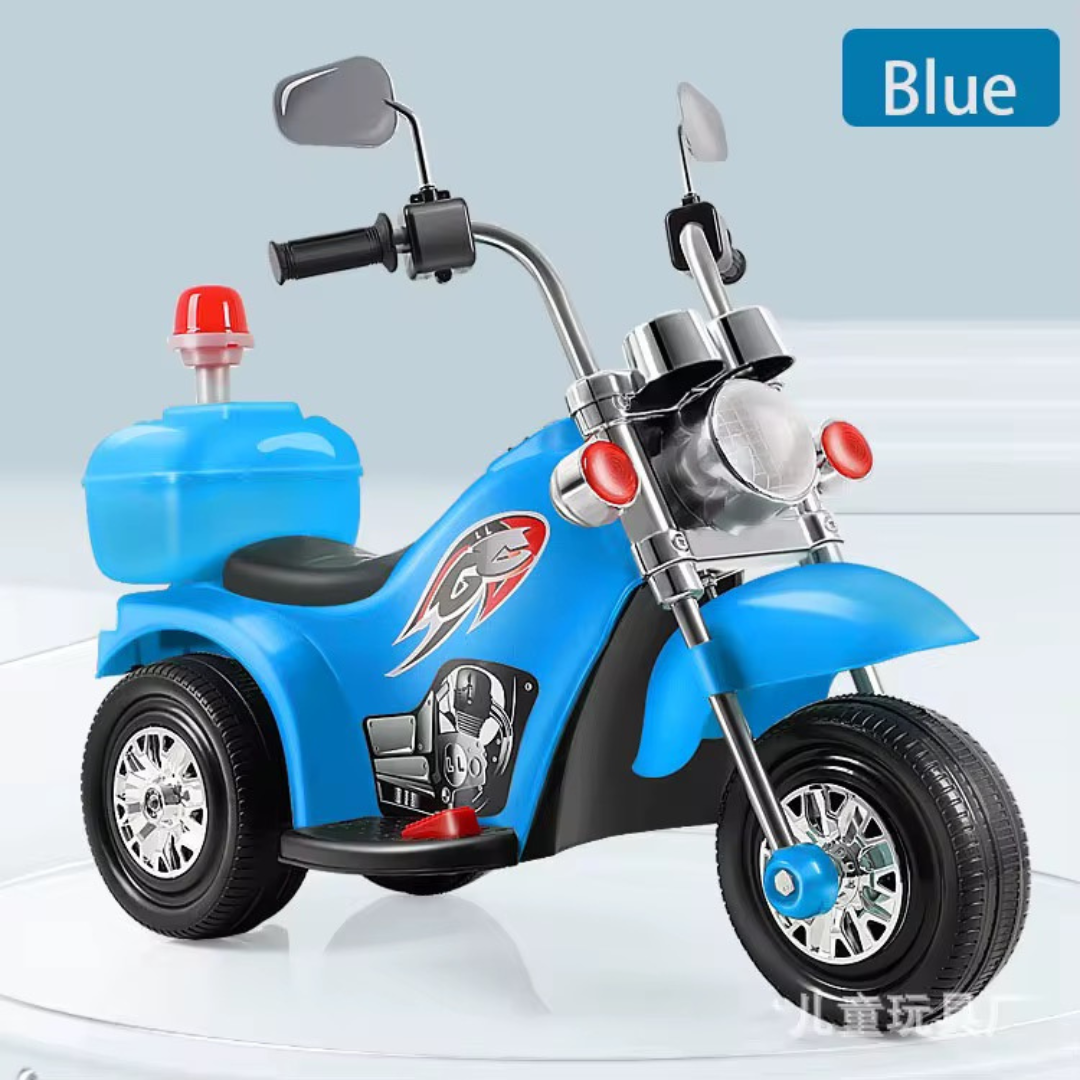 Moto électrique enfant 1‑4 ans – batterie 6V, lumières LED