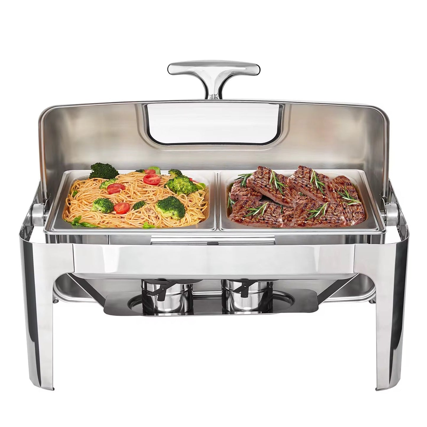 Chafing disk 2 compartiment ( grand modèle)