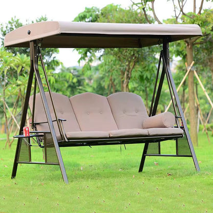 🌞 Balançoire de Jardin 3 Places avec Toit Réglable – Confort & Élégance en Plein Air ! 🌿