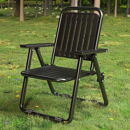 Chaise Pliante Confort & Pratique 🌿✨en fer