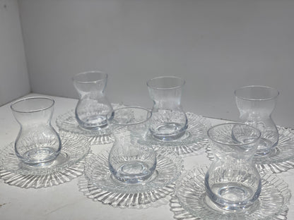Ensemble 12 pièces tasse sous tasse thé