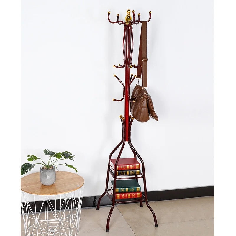Porte manteau grand modèle rouge Bordeaux