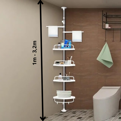 Support coin toilette hauteur 1m-3,2m