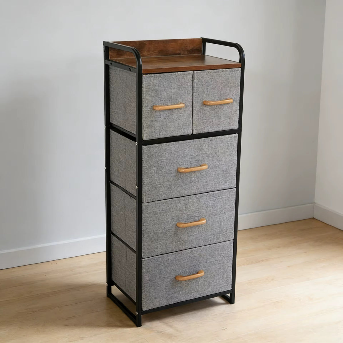 Commode de rangement 5 tiroirs – Élégante & Pratique