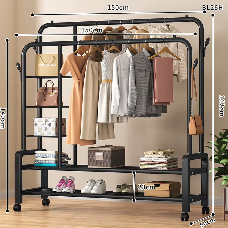 Penderie de Rangement Multifonction – Vêtements & Chaussures 68 kg