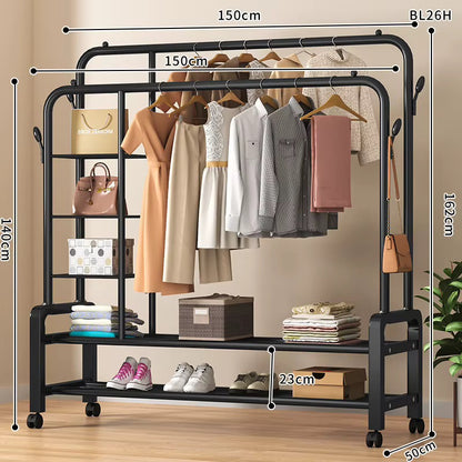 Penderie de Rangement Multifonction – Vêtements & Chaussures 68 kg
