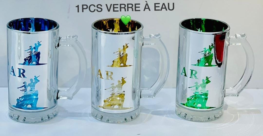 Tasse en verre d’eau Paris -Dakar