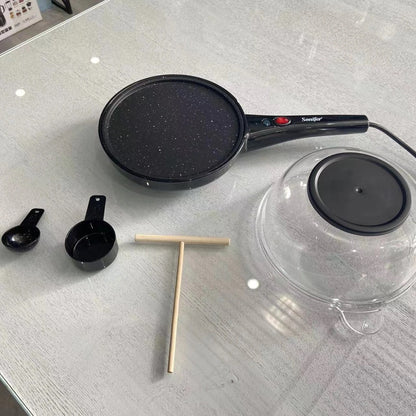 Mini machine à popcorn et crêpière, 2 en 1