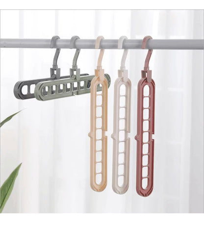 Lot de 6 Porte cintre 9 trous