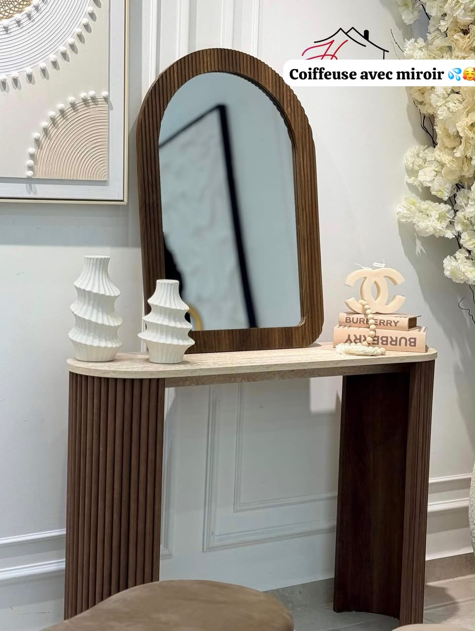 ✨ Coiffeuse Design avec Miroir – Élégance & Modernité pour votre Intérieur