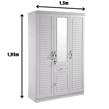 Armoire 3 battants en bois