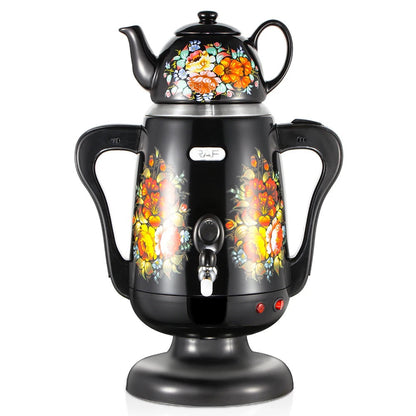 Théière électrique Samovar automatique en acier inoxydable de 3,5 L avec contrôle de la température bouilloire turque russe