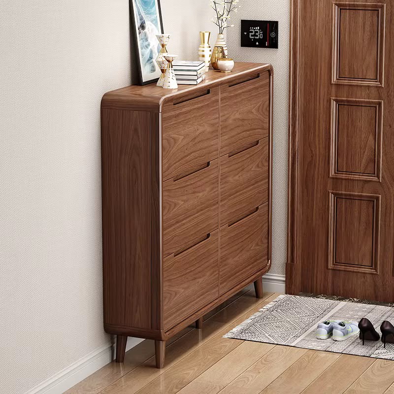 Meuble à Chaussures Élégant 6 Compartiments – Rangement Grande Capacité
