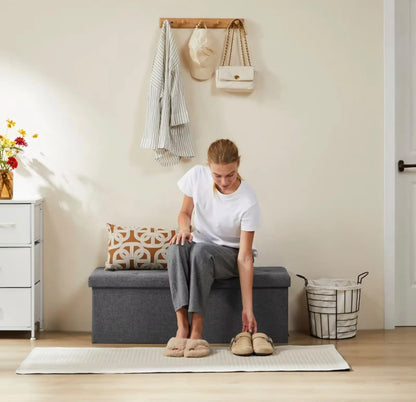 🛋️ Banc de Rangement Multifonctionnel – Élégant & Pratique 3 Places✨