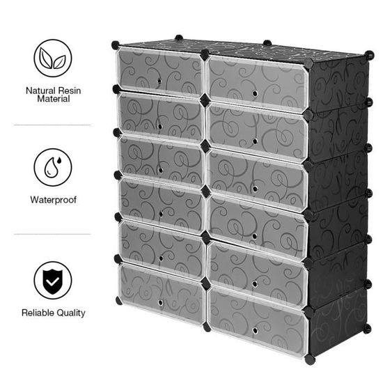 Rangement chaussure 24 paires