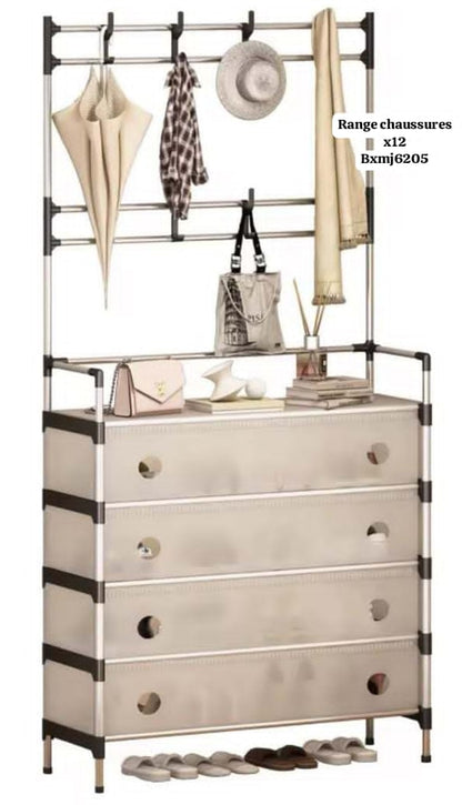 Rangement chaussure avec Porte-Manteaux