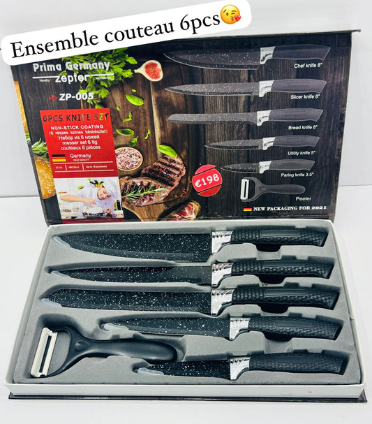 Ensemble couteau 6 pièces