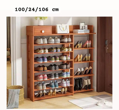Meuble de rangement chaussures, 100 / 24 / 106 cm