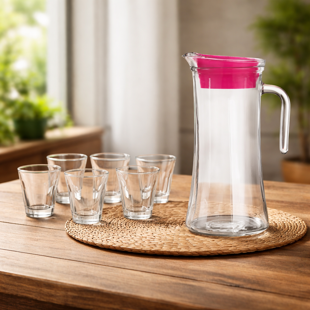 Ensemble carafe 7 pièces