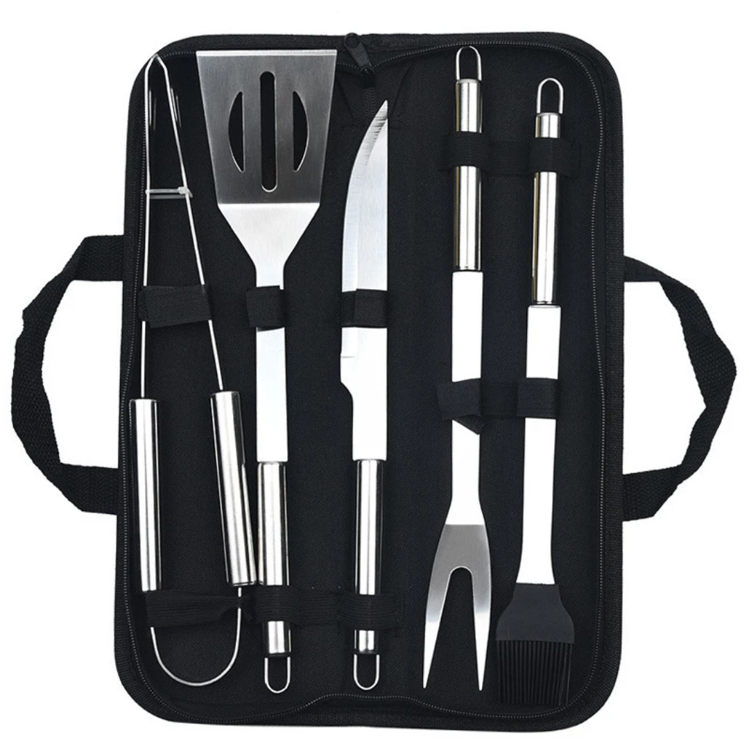 Ensemble d'ustensiles barbecue 6 pcs