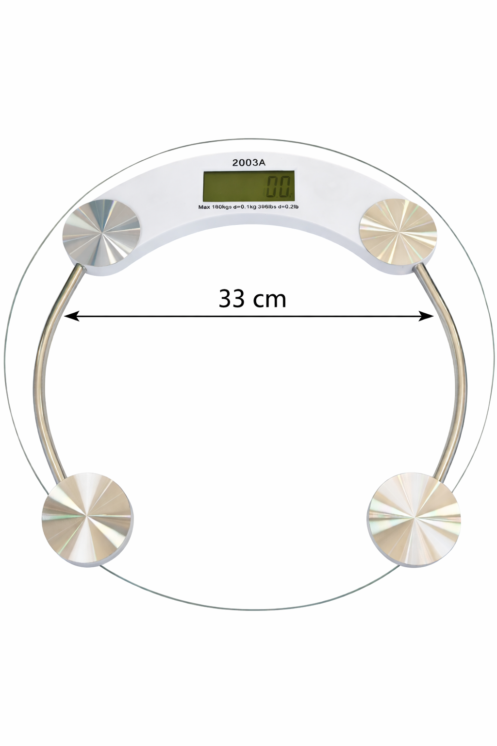 Balance Pèse-Personne Digital Premium en Verre Trempé