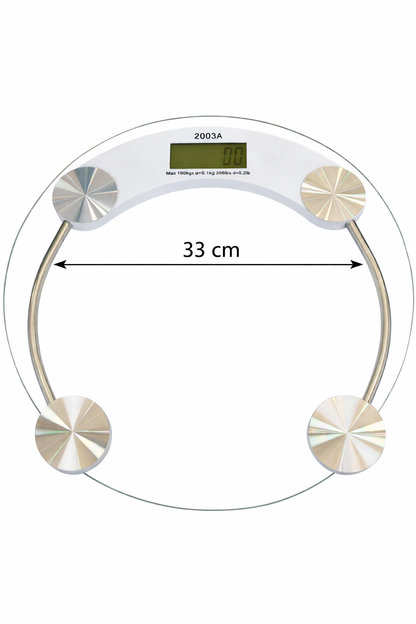Balance Pèse-Personne Digital Premium en Verre Trempé