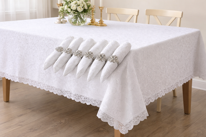 Nappe de table plus 6 torchons