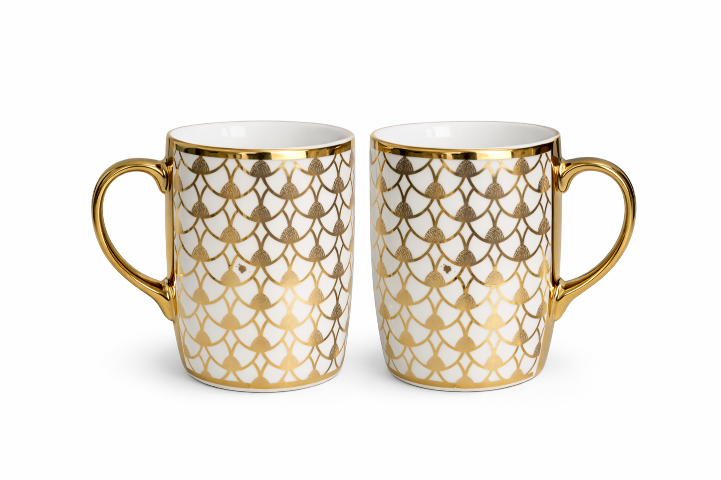 Tasse Porcelaine motif doré