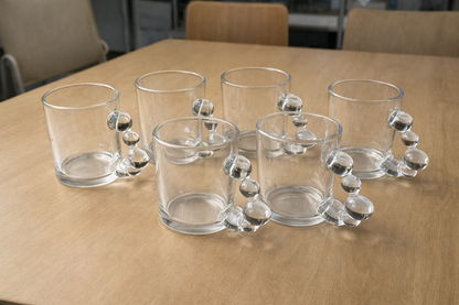 Tasses en Verre 6 pièce