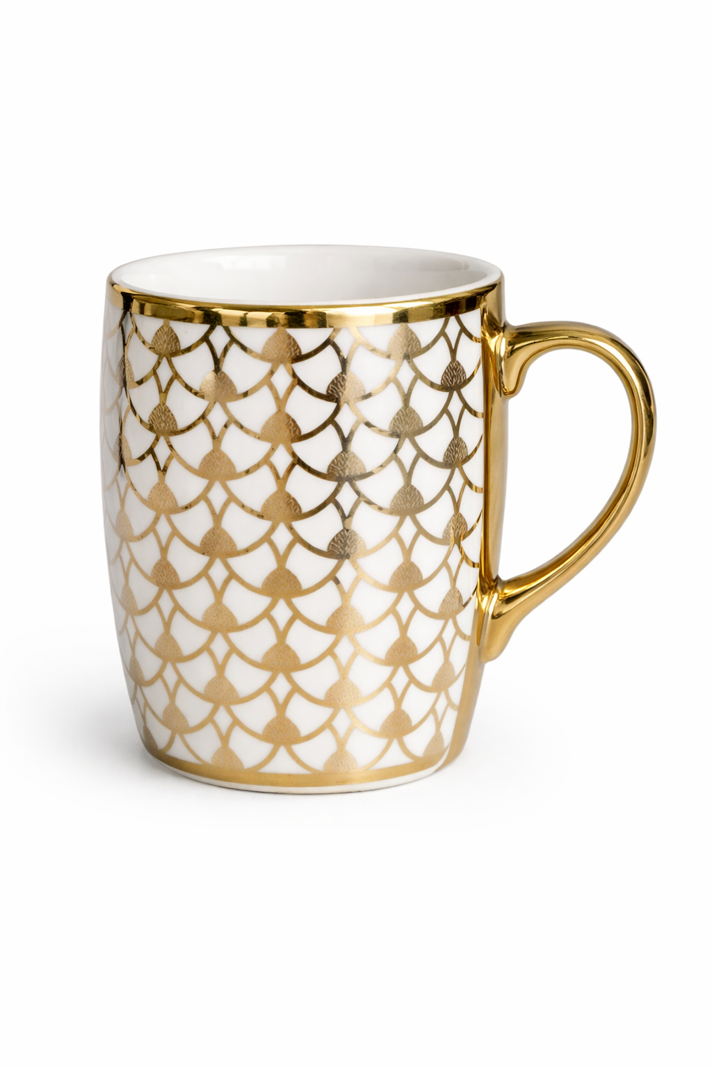 Tasse Porcelaine motif doré
