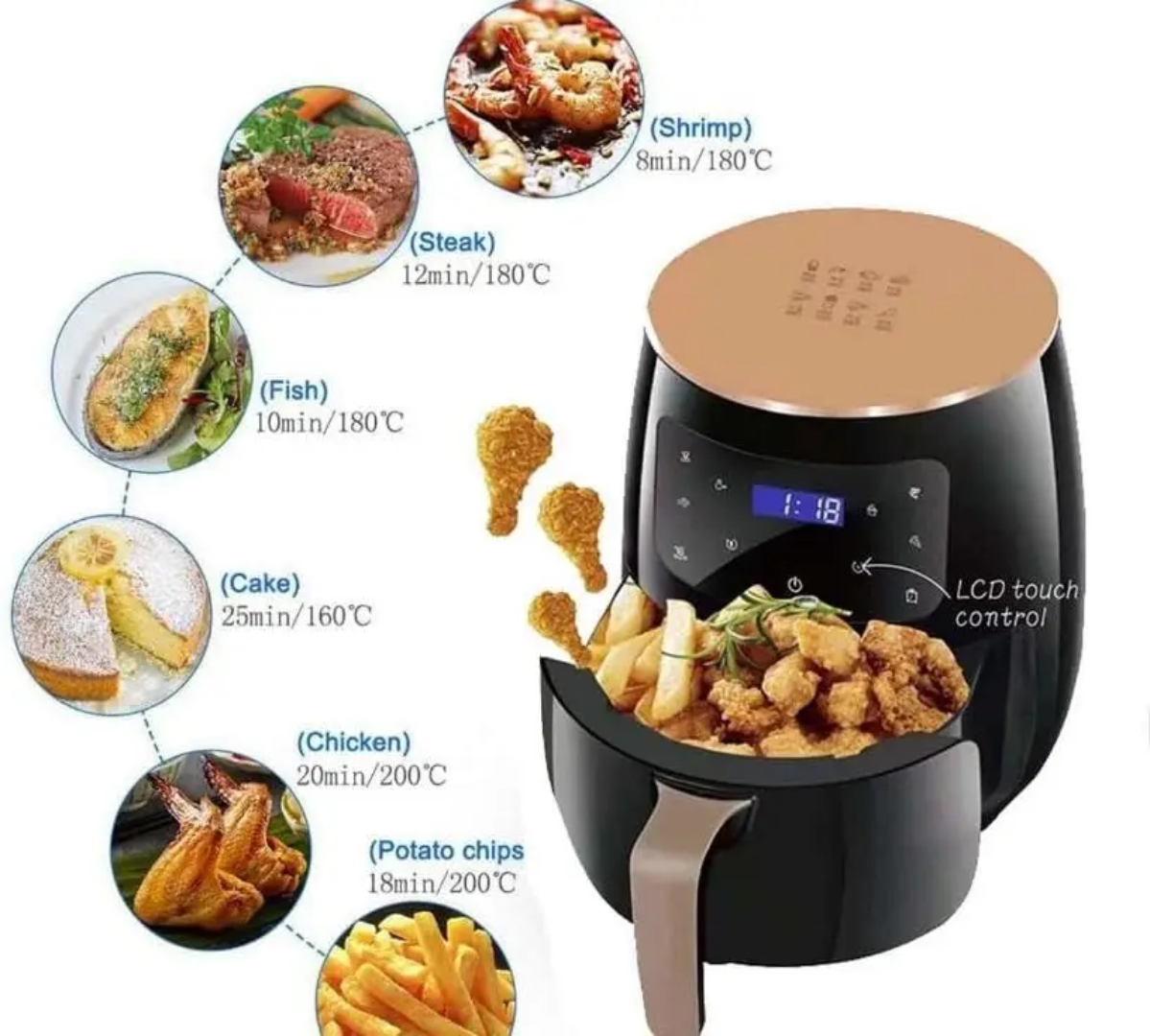 Air Fryer Digital – 6 Litres