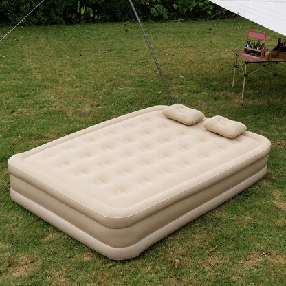 Matelas gonflable 2 places avec pompe intégrée