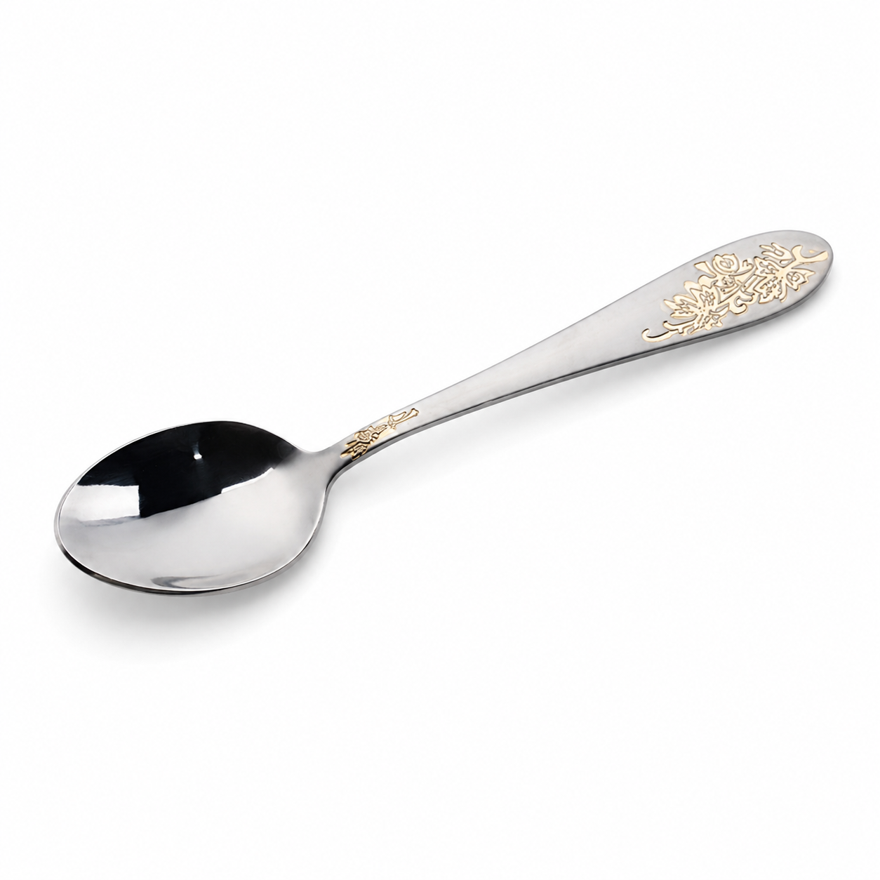 Cuillères petit modèle inox dorées – Lot de 6 pièces