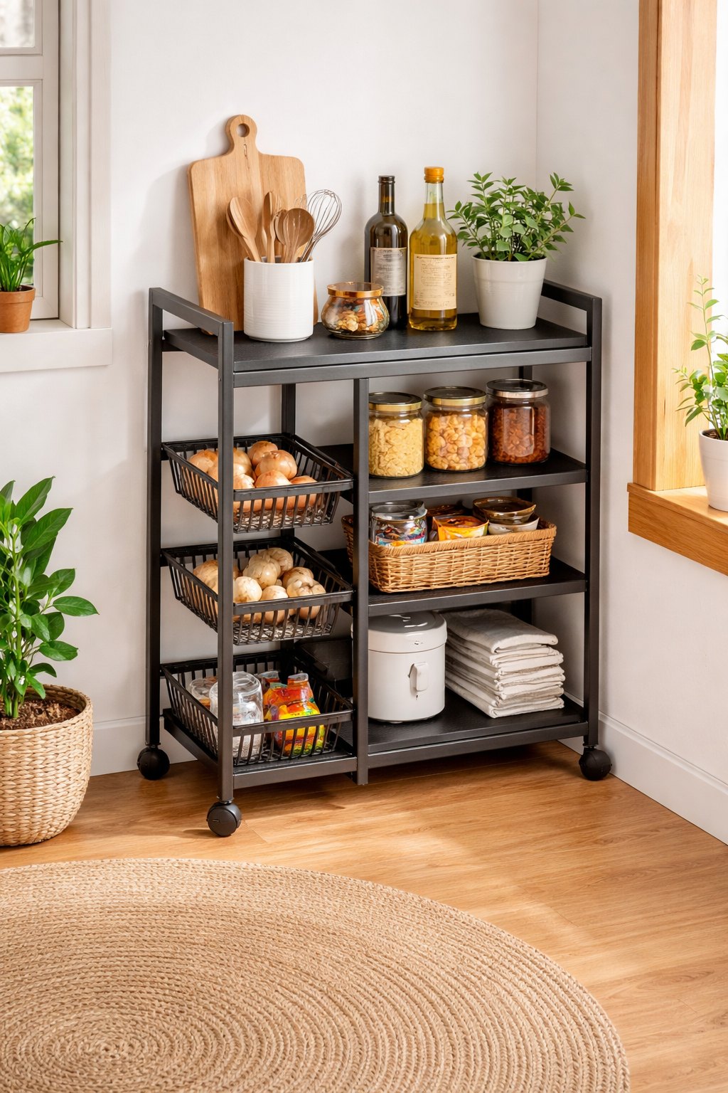 Étagère de rangement 90x32x108cm