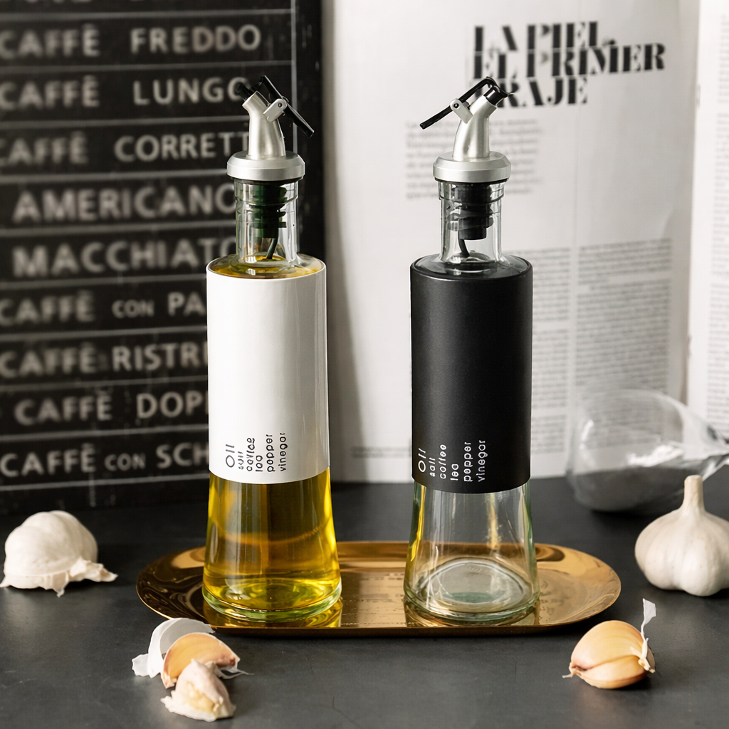 Bouteille d’huile anti-goutte