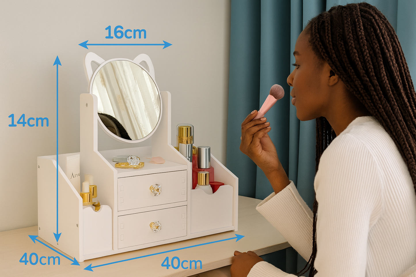 Mini étagère cosmétique